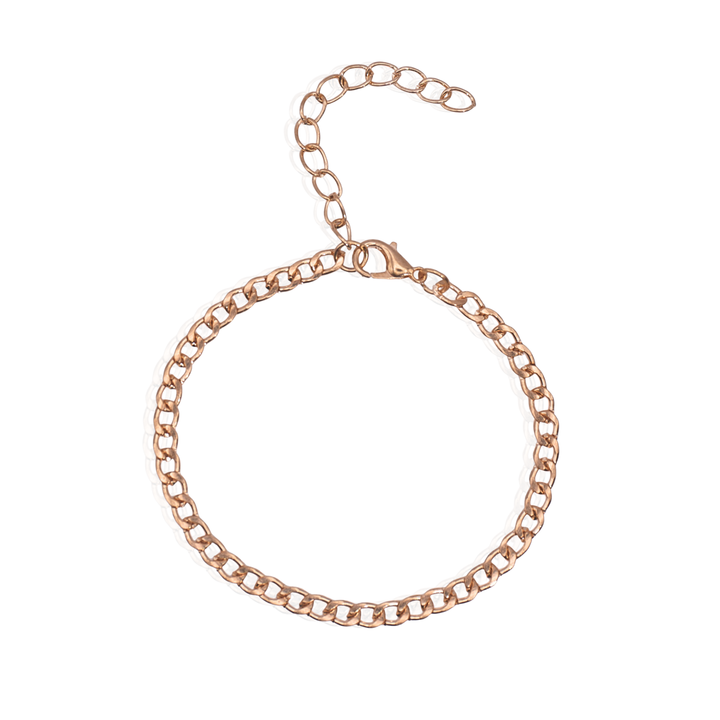 BRACELET CHAINE CUBAINE⎪OR