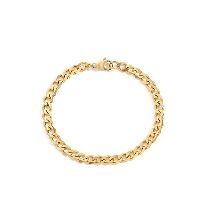 BRACELET CUBAIN⎪OR