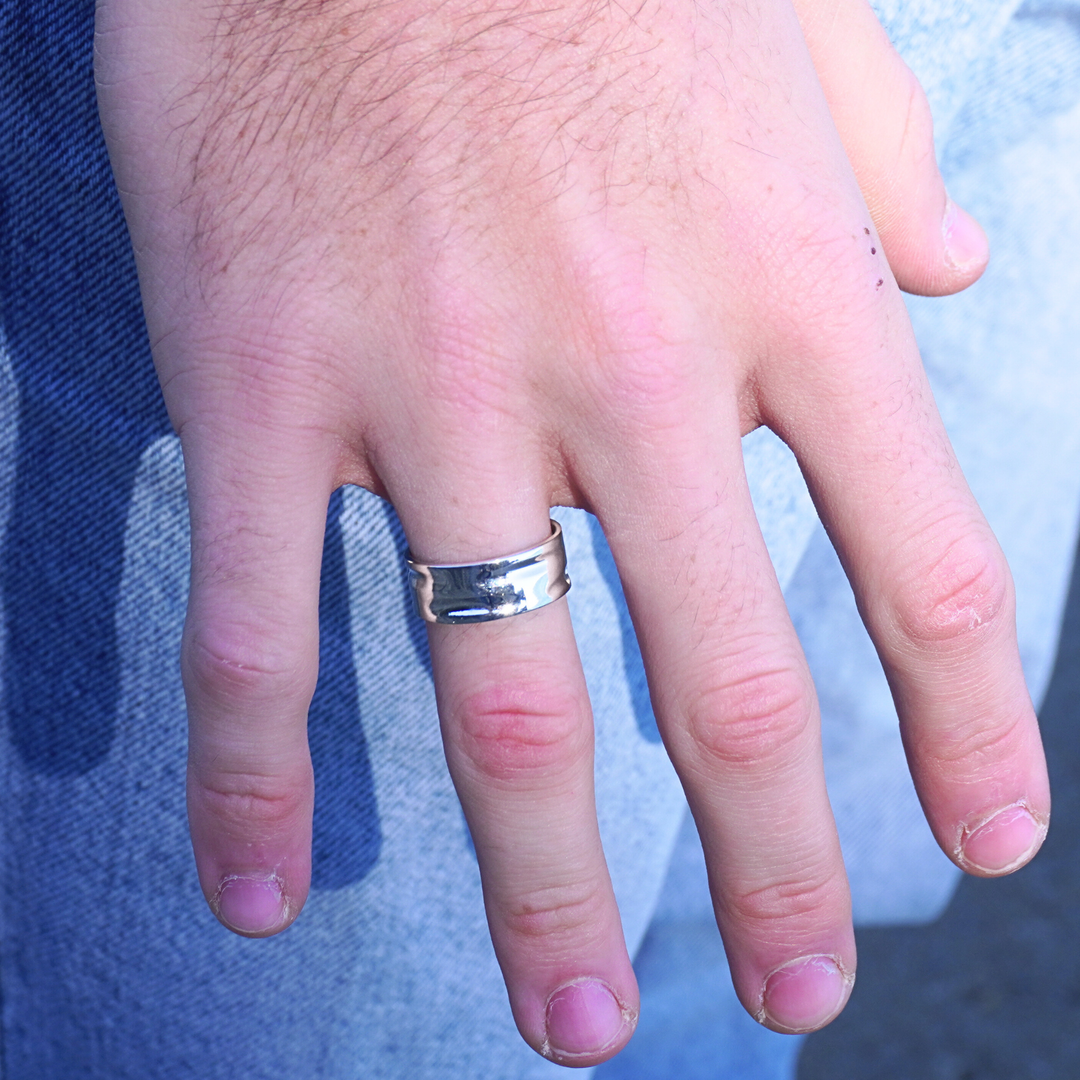 BAGUE IRRÉGULIÈRE⎪ARGENT