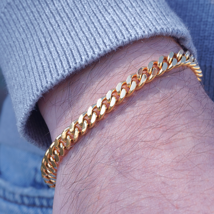 BRACELET CUBAIN⎪OR