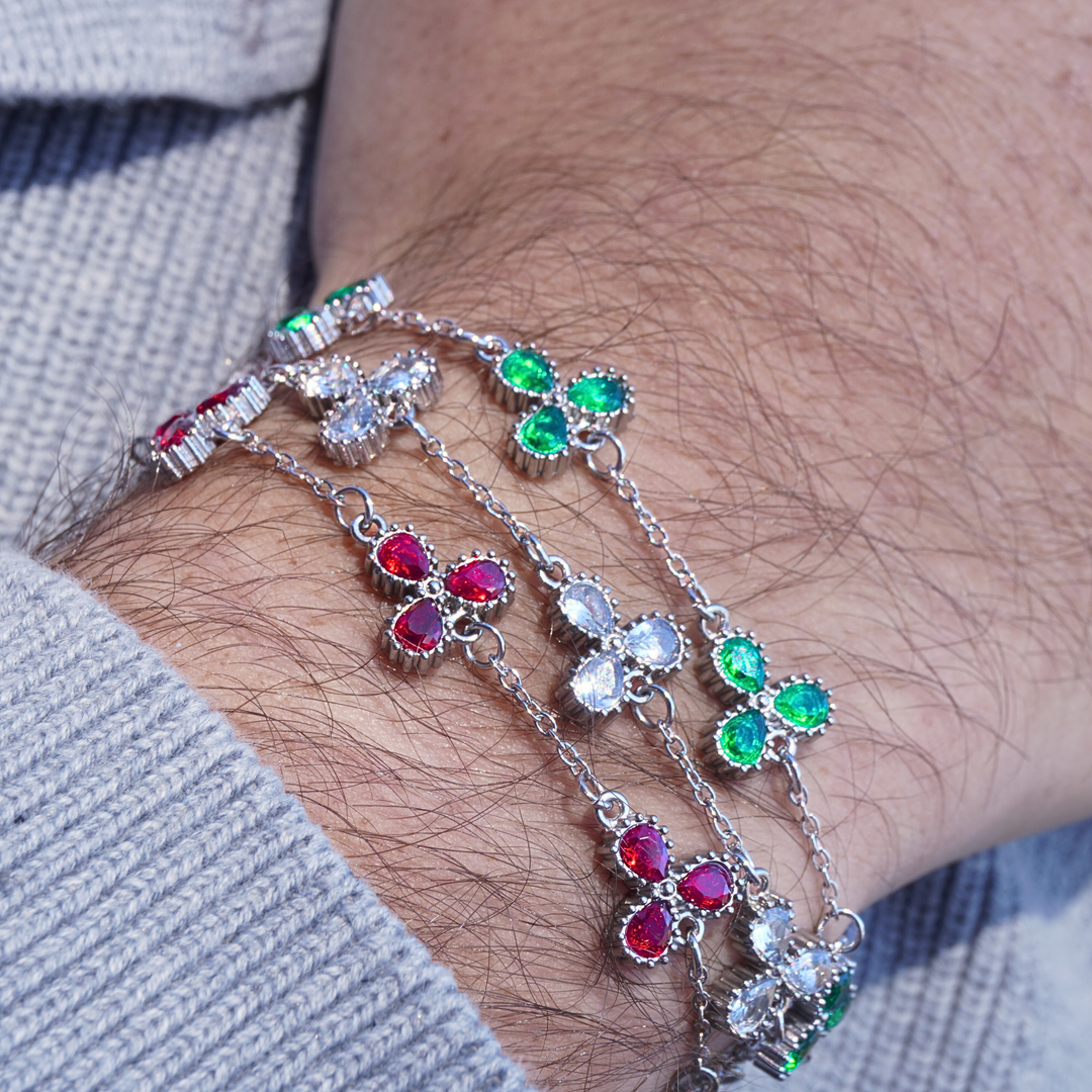 BRACELET TRÈFLE⎪VERT