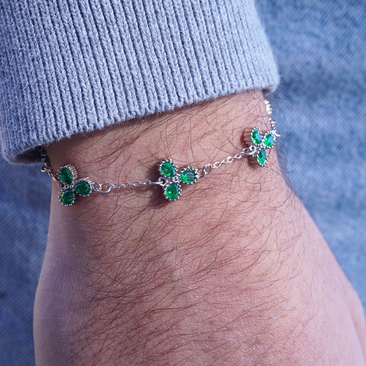 BRACELET TRÈFLE⎪VERT