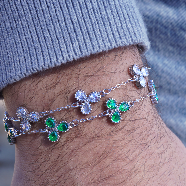BRACELET TRÈFLE⎪VERT