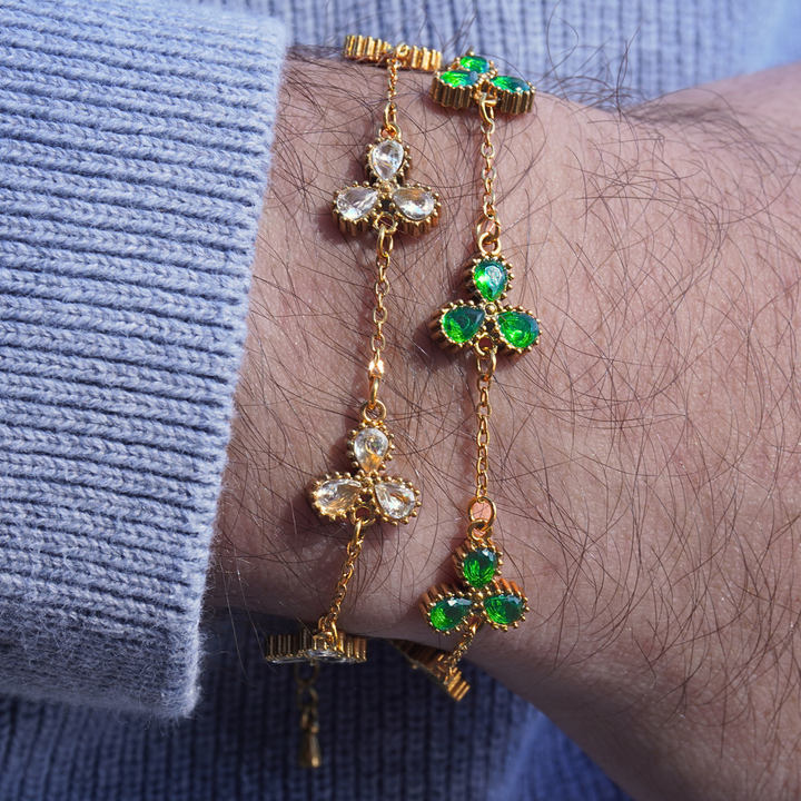 BRACELET TRÈFLE⎪VERT