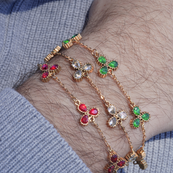 BRACELET TRÈFLE⎪VERT