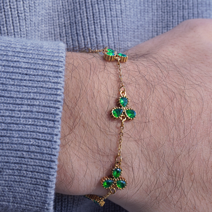 BRACELET TRÈFLE⎪VERT