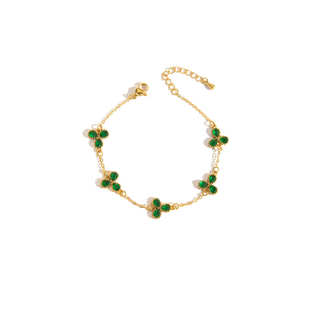 BRACELET TRÈFLE⎪VERT